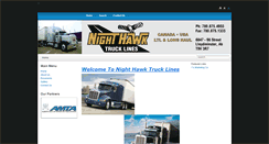 Desktop Screenshot of nighthawktruck.ca